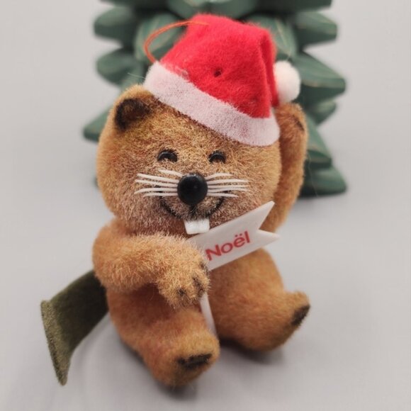 Vintage Flocked Christmas Ornaments - Picture 3 of 8